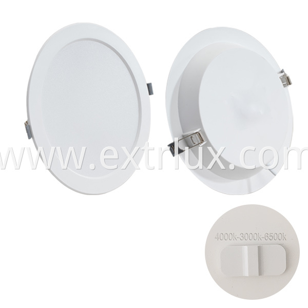 led Plastic dial downlight 24W 3CCT